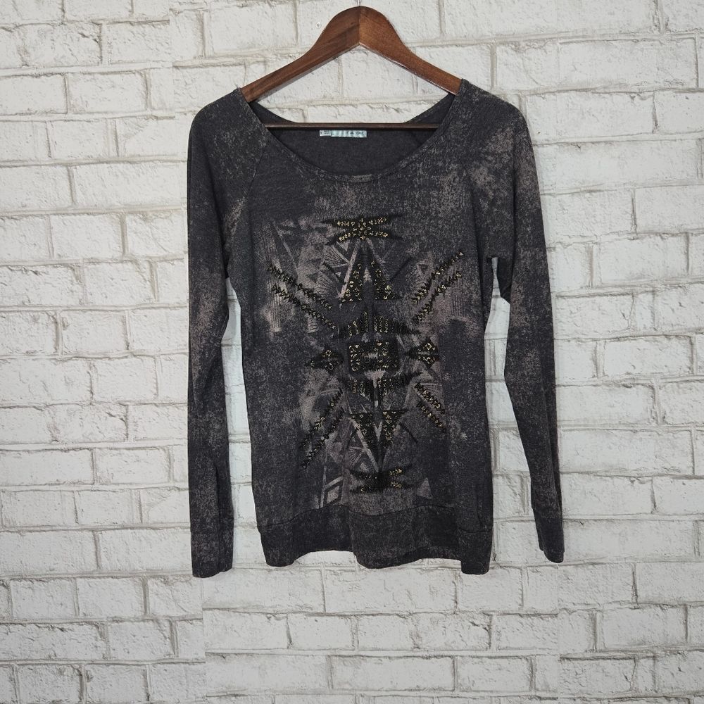 Maurices studded long sleeve top